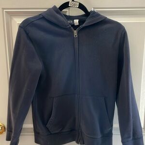 Children’s place navy blue zip up hoodie